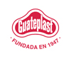 Logo de la Fábrica “Guateplast”, una empresa orgullosamente guatemalteca, fundada poco después de terminada la Segunda Guerra Mundial. 
Archivo privado.