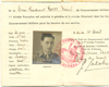 Documento de identificación de Marcel, emitido por las Fuerzas de Francia Libre. 
Archivo privado.